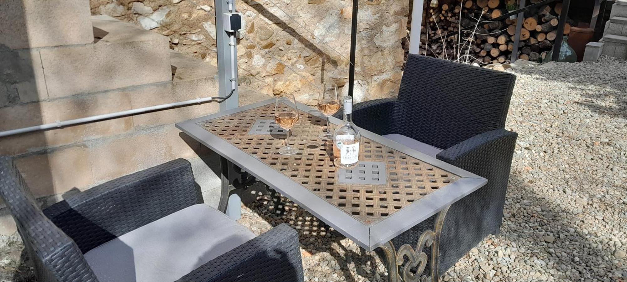 Sur La Bonnefooi Bed & Breakfast Prades-sur-Vernazobre Eksteriør bilde