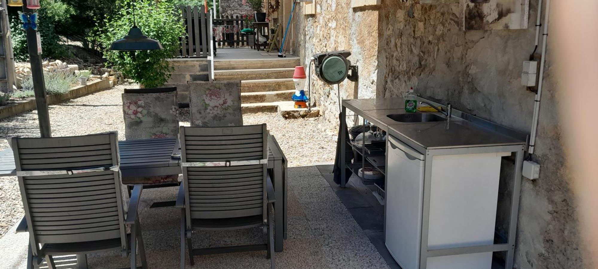 Sur La Bonnefooi Bed & Breakfast Prades-sur-Vernazobre Eksteriør bilde